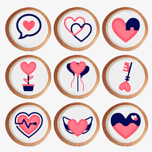 Cookie set - Valentine's Day set 3