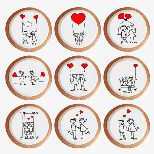 Cookie set - Valentine's Day set 2