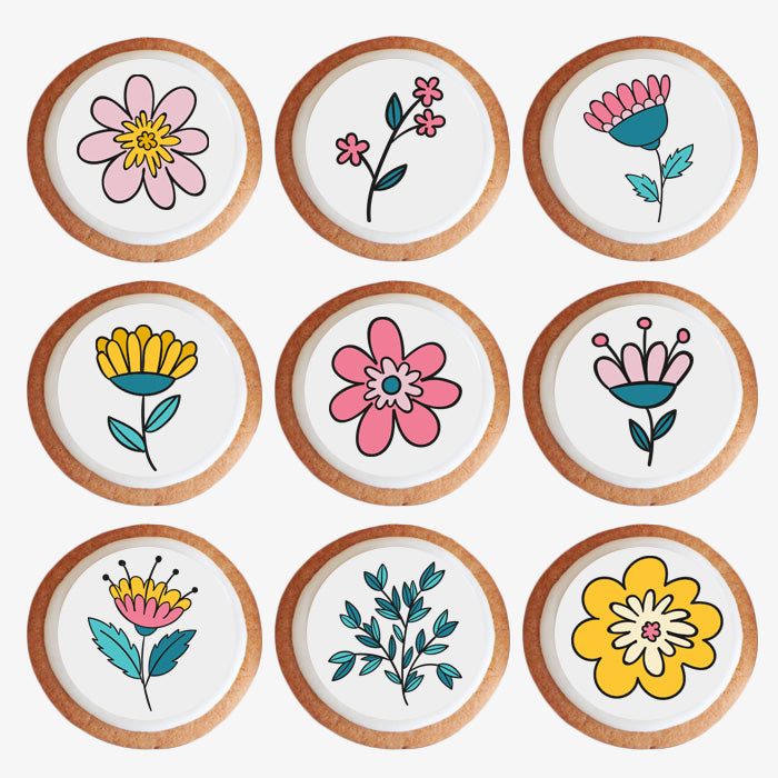 Cookie set - Flowers