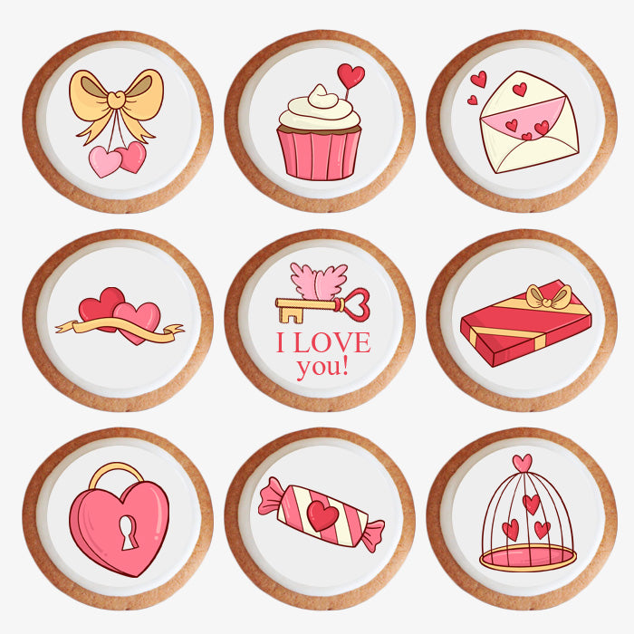 Cookie set - Valentine's Day set 10