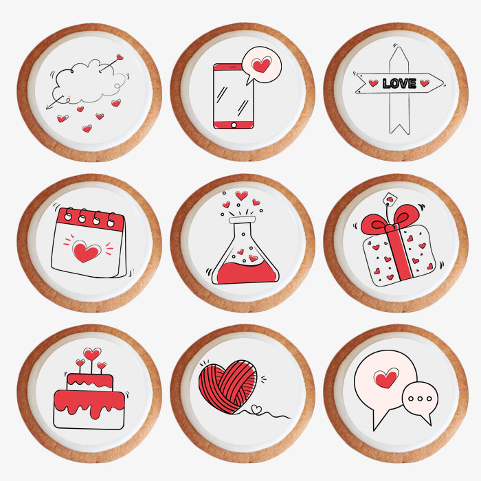 Cookie set - Valentine's Day set 5