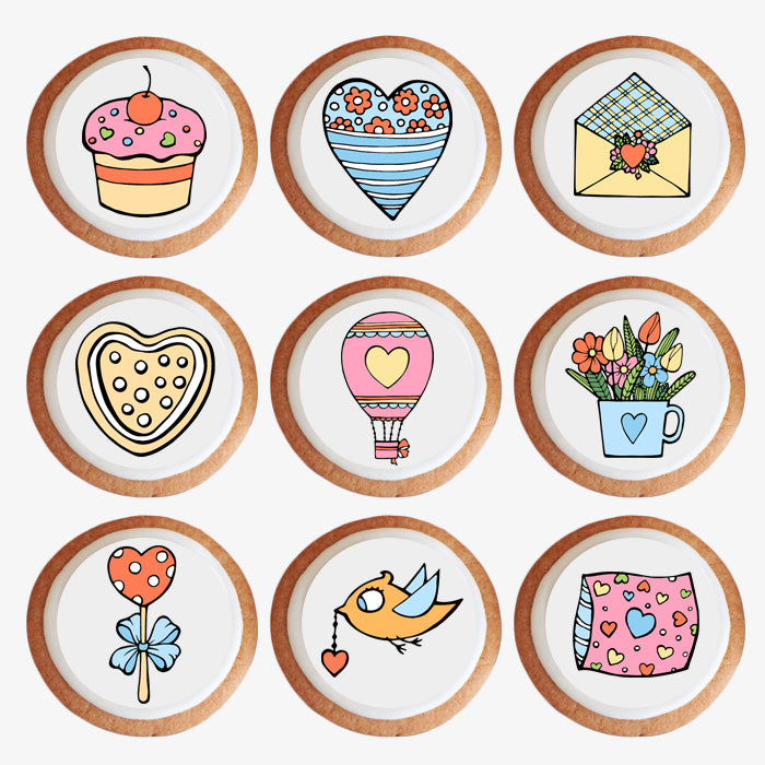 Cookie set - Valentine's Day set 1