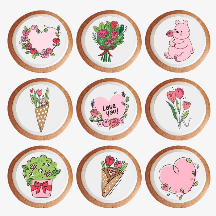 Cookie set - Valentine's Day set 4